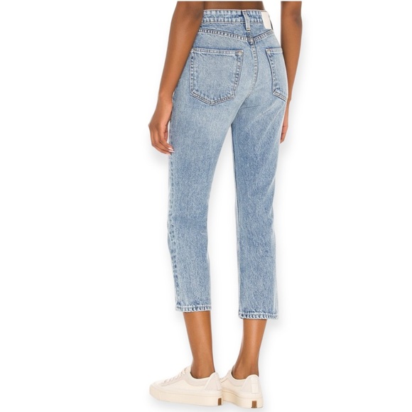 GRLFRND DENIM | The Karolina High Rise Straight Crop in Larchmont - Picture 2 of 12